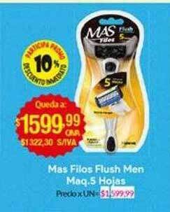 Mas filos flush men maq 5 hojas