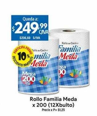 Medamax Rollo familia meda x 200 oferta