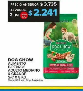 Carrefour Maxi Dog chow alimento p perros adulto mediano & grande oferta