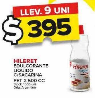 Carrefour Maxi Hileret edulcorante liquido c sacarina oferta