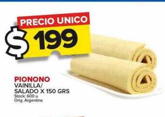 Carrefour Maxi Pionono vainilla salado oferta