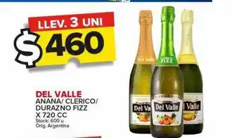 Carrefour Maxi Del valle anana clerico durazno fizz oferta