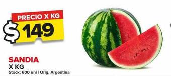 Carrefour Maxi Sandia x kg oferta