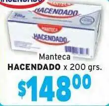 Hacendado Manteca x 200 grs.
