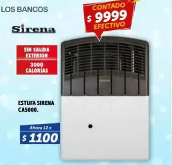 Belgrano Hogar Sirena Estufa Ca5000 oferta
