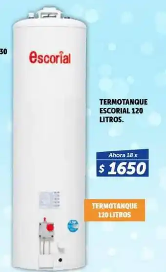 Escorial Termotanque 120 Litros