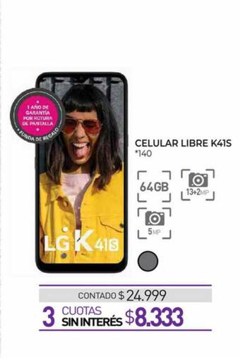 La Anonima Lg Celular Libre K41s oferta
