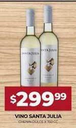 Supermercados Tadicor Vino Santa Julia oferta