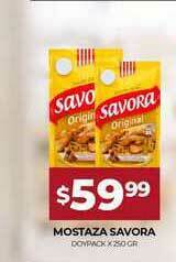 Supermercados Tadicor Mostaza Savora x 250gr oferta