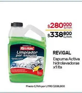 Nini Mayorista Revigal Espuma Activa hidrolavadoras x1lts oferta