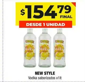Maxi Ofertas New Style Vodka Saborizados x 1lt oferta