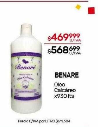 Nini Mayorista Benare oleo calcáreo oferta