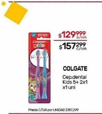 Nini Mayorista Colgate cep.dental kids 5+ 2x1 oferta