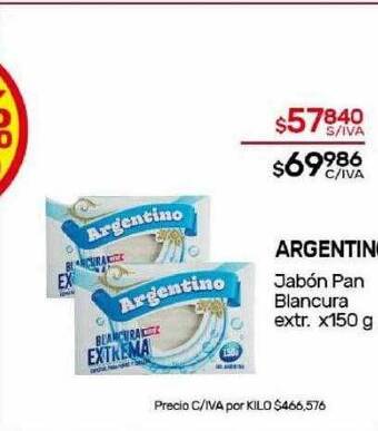 Nini Mayorista Argentino jabón pan blancura extr. oferta