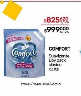 Nini Mayorista Comfort suavizante doy pack clásico oferta