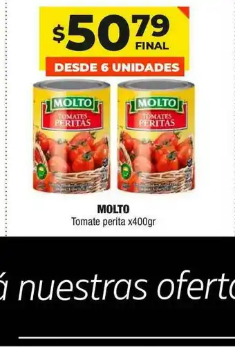 Maxi Ofertas Molto Tomate perita x 400gr oferta