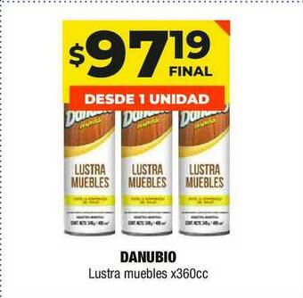 Maxi Ofertas Danubio Lustra Muebles x 360cc oferta