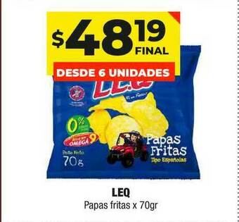 Maxi Ofertas Leq Papas fritas x 70gr. oferta