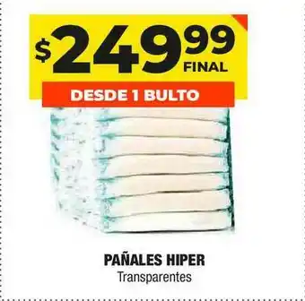 Maxi Ofertas Pañales Hiper Transparentes oferta
