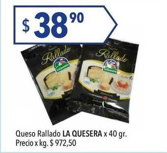 Hergo Queso Rallado La Quesera x 40gr oferta