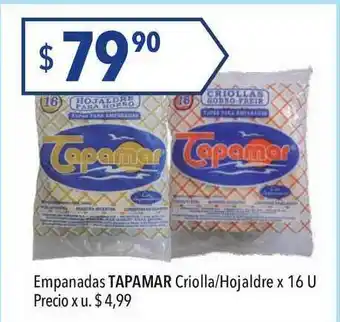 Hergo Empanadas Tapamar Criolla Hojaldre x 16u oferta