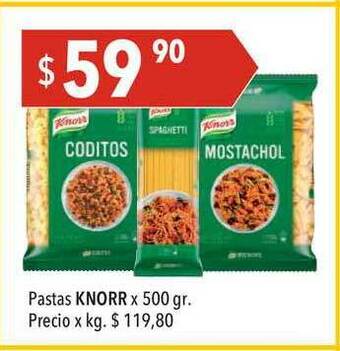 Hergo Knorr Pastas x 500gr. oferta