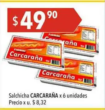 Hergo Carcaraña Salchicha x 6 unidades oferta