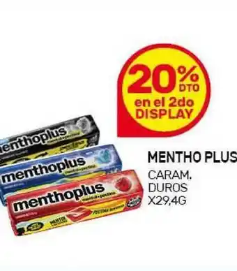 Nini Mayorista Mentho Plus Caram. Duros x29.4g oferta