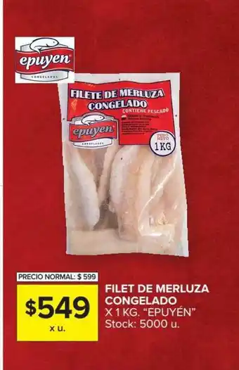 Carrefour Market Filet De Merluza Congeladoc x 1kg. "Epuyen" oferta