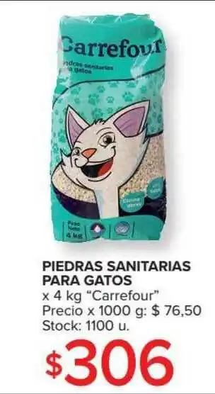 Carrefour Market Piedras Sanitarias Para Gatos x 4kg oferta