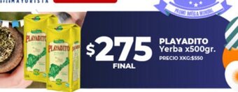 Supermayorista Vital Playadito Yerba x 500gr oferta