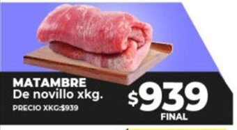 Supermayorista Vital Matambre de Novillo x kg oferta