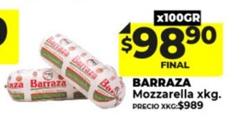 Supermayorista Vital Barraza Mozzarella x kg oferta