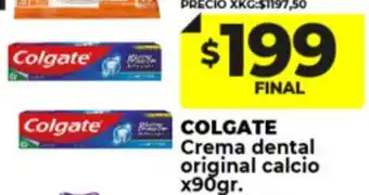 Supermayorista Vital Colgate Crema Dental Original Calcio x 90gr oferta
