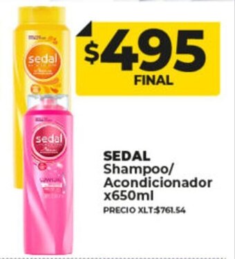 Supermayorista Vital Sedal Shampoo / Acondicionador x 650ml oferta