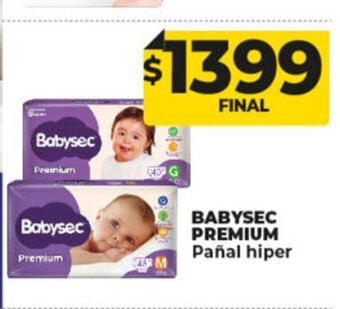 Supermayorista Vital Babysec Premium Pañal Hiper oferta