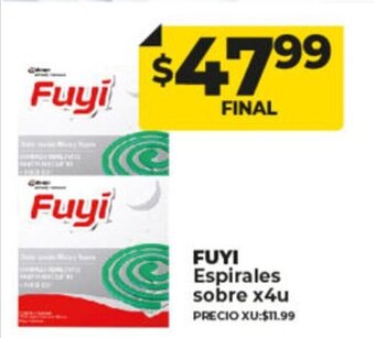Supermayorista Vital Fuyi Espirales Sobre x4u oferta