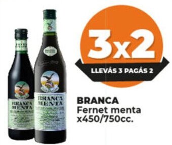 Supermayorista Vital Branca Fernet Menta x 450/750cc oferta