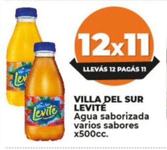 Supermayorista Vital Villa del Sur Levité Agua Saborizada Varios Sabores x 500cc oferta