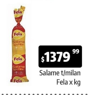 Autoservicio Capo Salame t/milan Fela x Kg oferta