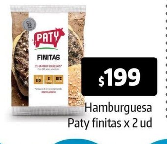 Autoservicio Capo Hamburguesa Paty Finitas x 2 Ud oferta