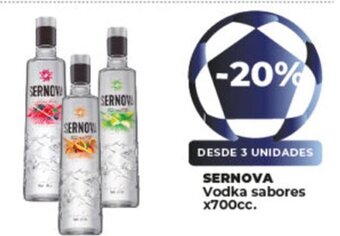 Supermayorista Vital Sernova Vodka Sabores x 700cc oferta