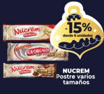 Supermayorista Vital Nucrem Postre Varios Tamaños oferta