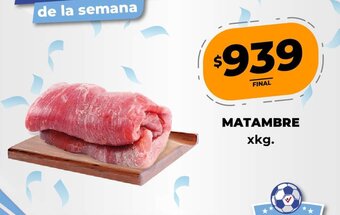 Supermayorista Vital Matambre x kg oferta