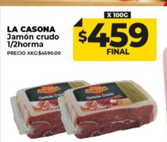 Supermayorista Vital La Casona Jamón Crudo 1/2 Horma oferta