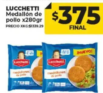 Supermayorista Vital Lucchetti Medallón de Pollo x 280gr oferta