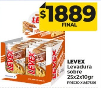 Supermayorista Vital Levex Levadura Sobre 25x2x10gr oferta