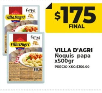 Supermayorista Vital Villa D'Agri Ñoquis Papa x 500gr oferta