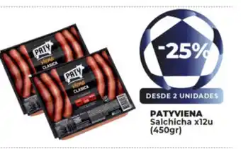 Supermayorista Vital Patyviena Salchicha x 12u oferta