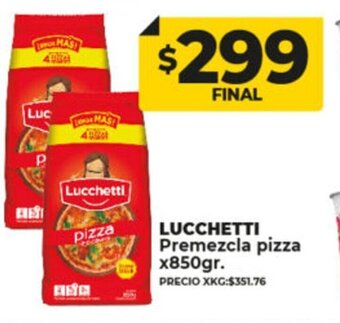 Supermayorista Vital Lucchetti Premezcla Pizza x 850gr oferta
